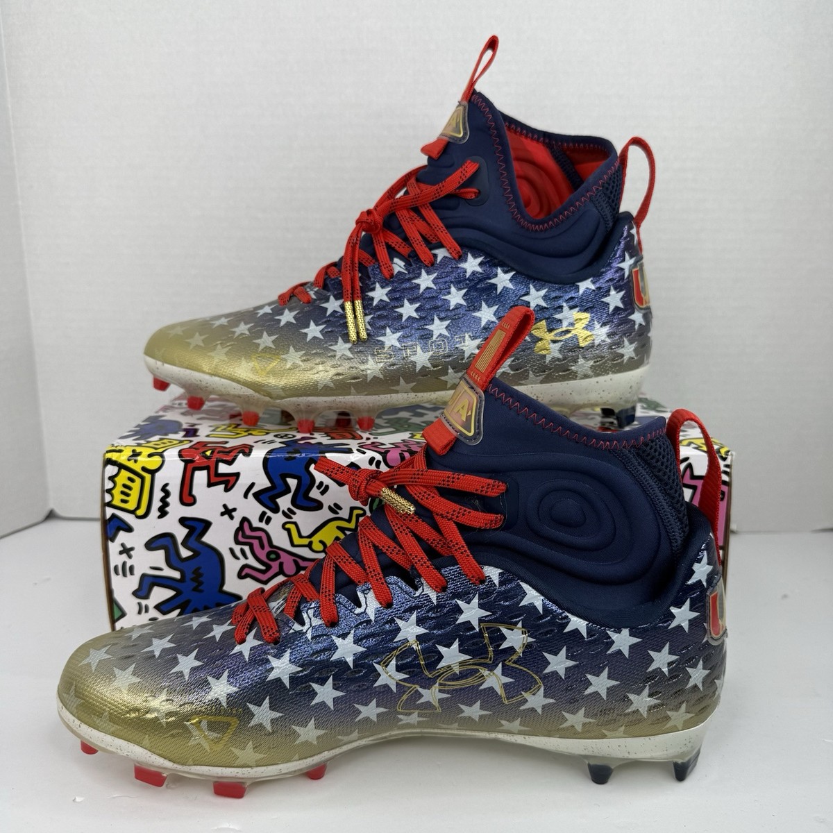 Under Armour Spotlight Lux MC LE USA Stars Men Sz 11  display picture 1
