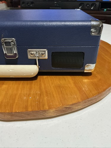 Crosley CR8005C-BL Retro Blue Vinyl Record Player – 3-Speed Turntable w/Speakers - Picture 9 of 24