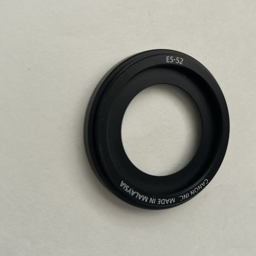 CANON ES-52 Gegenlichtblenden MADE IN MALAYSIA - Bild 6 von 6