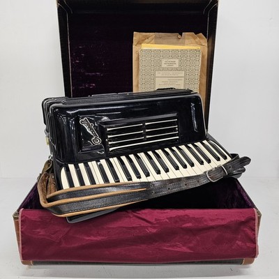 Crucianelli Pancordion Piano Accordion 41 Keys 120 Bass 7 Paddle ITALY 60-70s