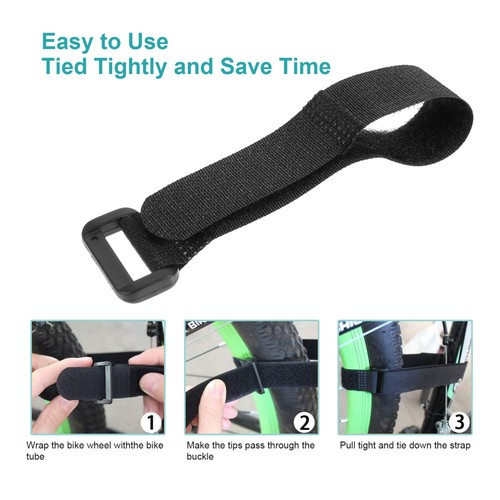 6 Pcs Bike Wheel Bundling Belts Bike Fixing Bands Bike Luggage Straps Tied - Picture 3 of 12