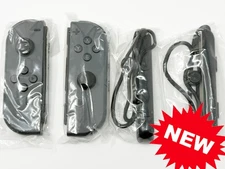 Genuine Original Nintendo Switch Joy Con Controller w/ Straps-No Box - Gray/Grey