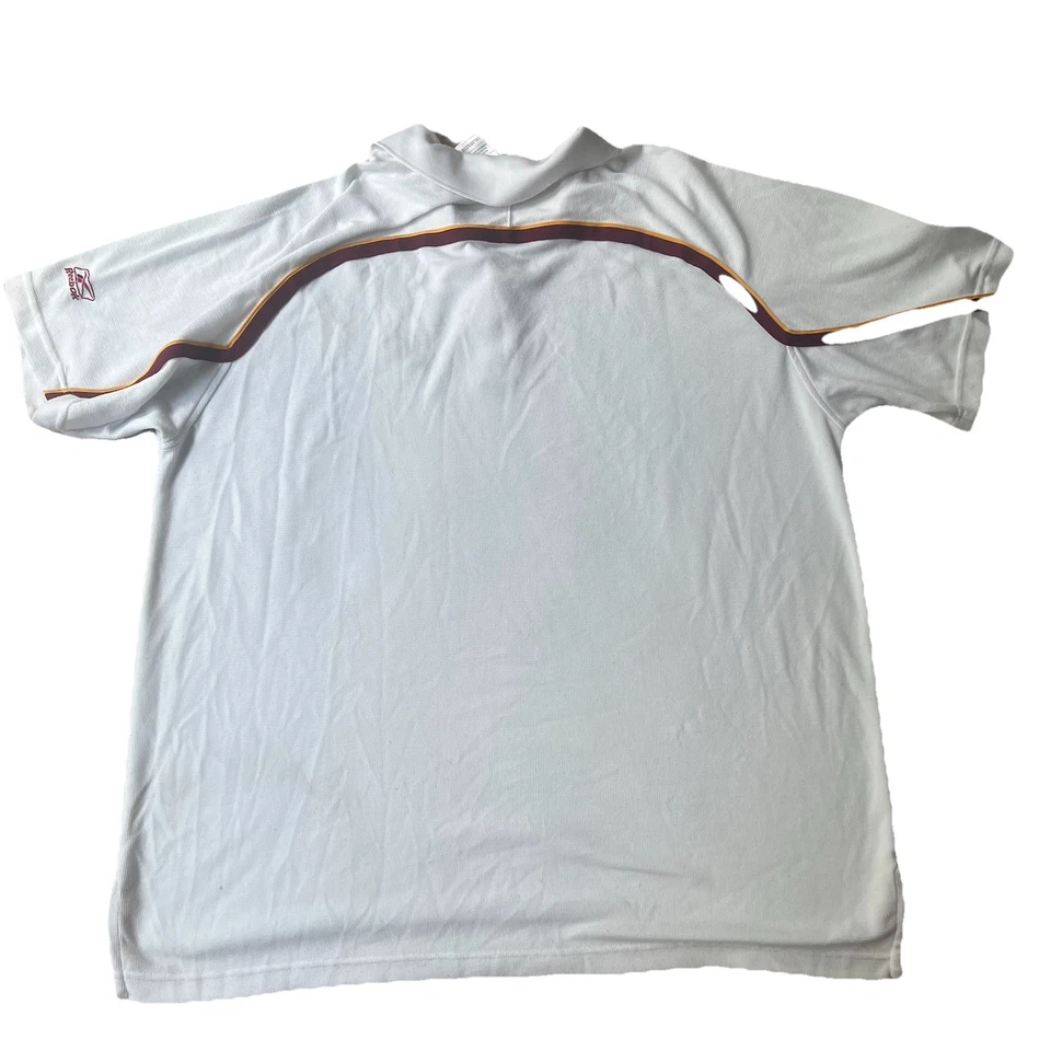 Camisa polo blanca vintage Reebok NFL Washington Redskins 2XL ropa rara del equipo Foto 2 de 4