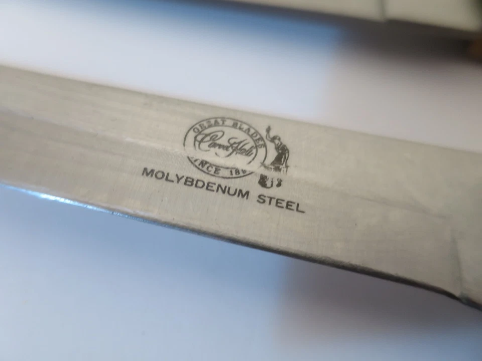 Lote de 4 Cuchillos Vintage Años 80 Carvel Hall Acero Molibdeno Hechos en JAPÓN Foto 4 de 4