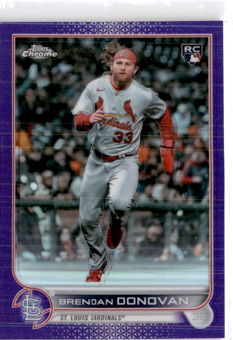 2022 Topps Chrome Update #USC140 Brendan Donovan Purple Refractor