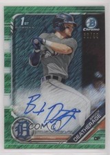 2019 Bowman Green Shimmer Refractor 66/99 Brock Deatherage #CPA-BD Auto r7d