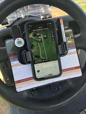 ✅ NEW Caddie Buddy Golf Cart Steering Wheel Phone Mount/Scorecard Pro Freeship ✅