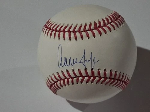 Aaron Judge Signed Official MLB Baseball Autograph Yankees MVP Fanatics MLB COA