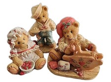 Cherished Teddies Vintage Lot Of 3 Retired Bob Tara And Ginger 1995 And 1996