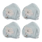 4 Stück Stoffhüllen für Sauerteig-Starterglas, Baumwolltuch, Käse, Brot,