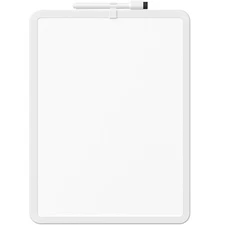 Lumspax Small White Board for Wall, 16 x 12 Dry Erase Board with Plastic Fram...