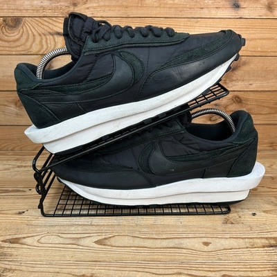 Nike Turnschuhe Herren Größe UK 10 LD Waffle Sacai schwarz weiß Nylon Skaterschuhe