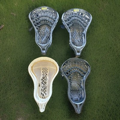 Lot of 4 STX AND EVA WARP Youth Lacrosse Stick Heads - GREAT DEAL