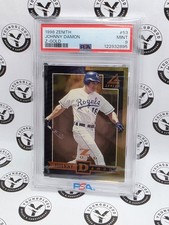 1998 Pinnacle Zenith Z Gold Johnny Damon #53 89/100 -- PSA 9