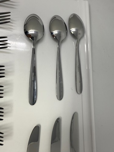 17 Pc fork knife spoon Peninsula Castle Jordan Laura Oneida Stainless Flatware - Picture 10 of 20
