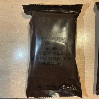 MRE Brown Bag 90er Jahre EPA Ration Einmannpackung USA Vintage Menü 5