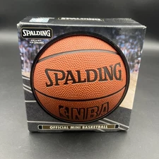 2003 Spalding NBA Mini Replica Game Ball BasketBall DAVID STERN VTG NEW IN BOX