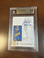 2020 Panini Encased Scripted Signatures Justin Herbert Los Angeles Chargers /50