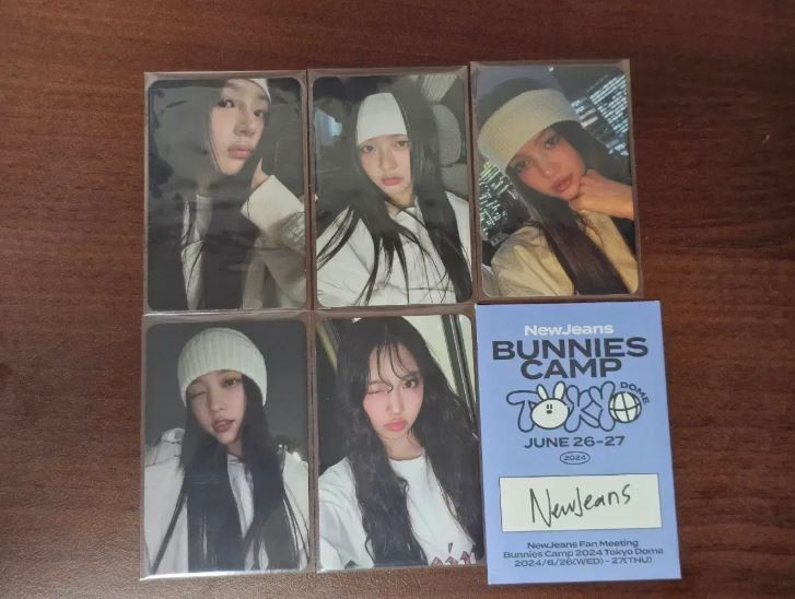 NewJeans Bunnies Camp Tokyo Dome Premium Photocard 5 types SET