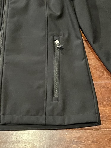 Stanley Fastening Black Mens Medium Working Safe 365 Soft Shell Fleece Jacket - Picture 9 of 16