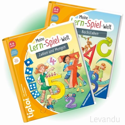RAVENSBURGER tiptoi  Meine Lern-Spiel-Welt - Buchstaben + Zahlen und Mengen