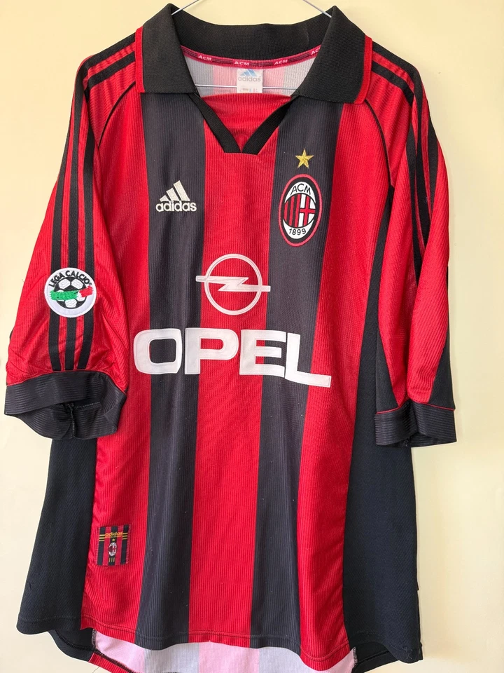 Bierhoff Match Worn issued Shirt Serie A Milan vintage - Immagine 2 di 4