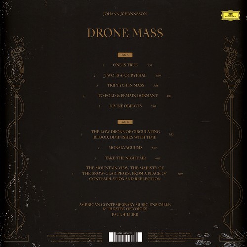 Johann Johannsson / Theatre Of Voices - Drone (Vinyl LP - 2022 - EU - Original) - Bild 2 von 2