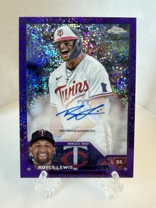 150枚限定 Royce Lewis Topps Finest auto RC Royce Lewis Autograph | eBay