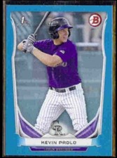 KEVIN PADLO 2014 Bowman Rookie #'d Insert 232/399.  ROCKIES
