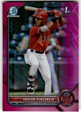 2022 Bowman Chrome Adrian Placencia Prospects Fuchsia Refractor #/199 #BCP-205