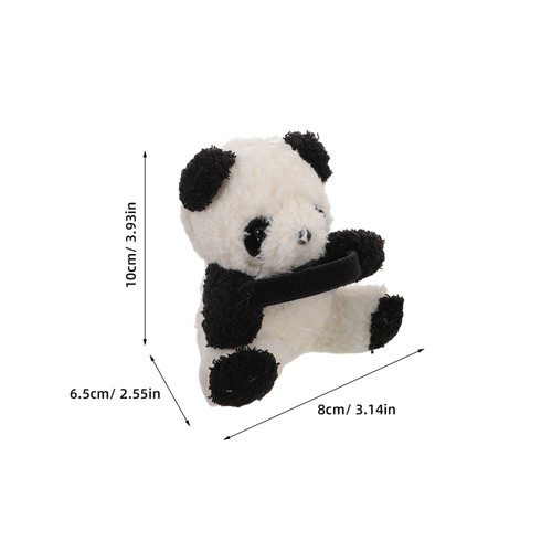 2 Piezas Coche Panda Muñeca Decorativa Oso Decoración Creativa Oso - Imagen 5 de 12