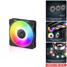 120mm PWM Case Fan A-RGB 3000 rpm 77 CFM 4-Pin High Static Pressure Cooling