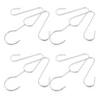  4pcs Shoe Drying Rack: Stainless Steel Shoe Hanger for Closet - Double Hook