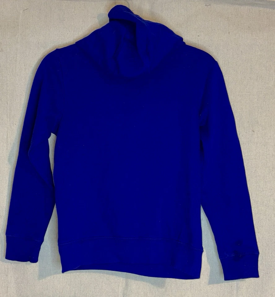 Moletom com capuz The North Face azul tamanho LG 12 adolescentes meninos - Imagem 2 de 4