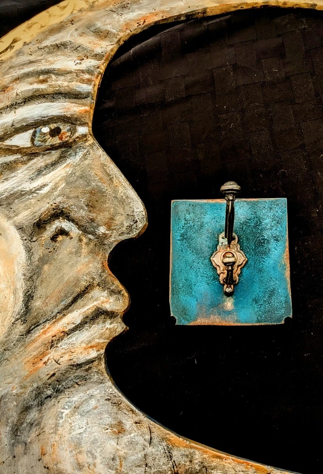 Gancho vintage de madera de granero reutilizado herrajes percha de pared decoración rescatado Foto 4 de 4