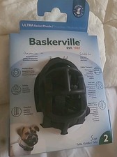 Baskerville Ultra Moldable Muzzle Size 2 Black