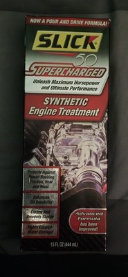 Slick 50 Engine Treatment Supercharged 15 oz.  Synthetic Engine Treatment 