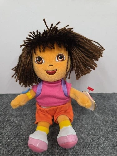 Ty Beanie Baby DORA The Explorer Vintage Stuffed Plush Toy F1