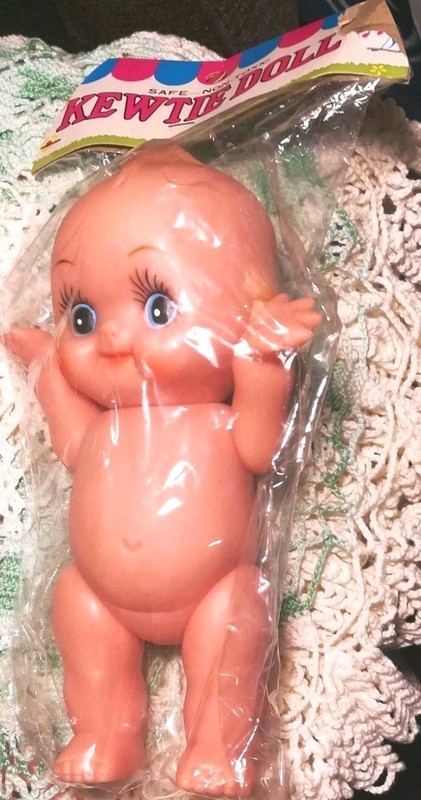 Kewtie Doll K-Mart 8in. Vintage Safe Non Toxic in package KEWTIE 