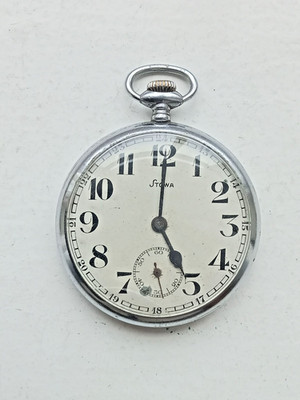 Vintage 30er Jahre Stowa Taschenuhr