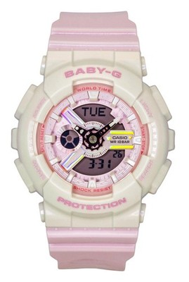 Casio Baby-G Quarz-Sportuhr Rosa Zifferblatt BA-110PD-4A 100M Damenuhr