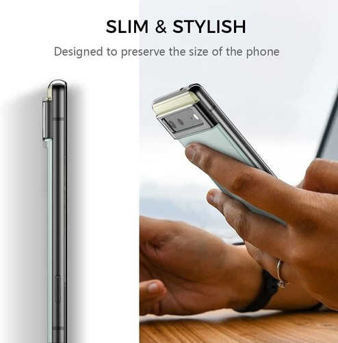 For Google Pixel 6a 6 Pro Phone Case Slim Transparent Cover Soft Bumper Rubber - Picture 4 of 7