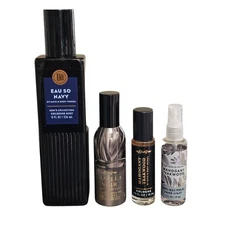 Bath & Body Works Mens Mahogany Teakwood Cologne Eau So Navy Mist Vanilla Noir