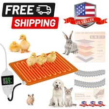 Pet Heating Pads for Cats, Small Animal Heating Pads, Chicken Heating Pad wit...
