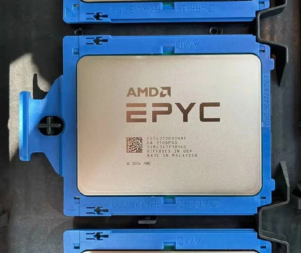AMD EPYC 7601 CPU 32 Cores Processors Up to 3.2 GHz Socket 1P/2P PS7601BDVIHAF - Bild 2 von 2
