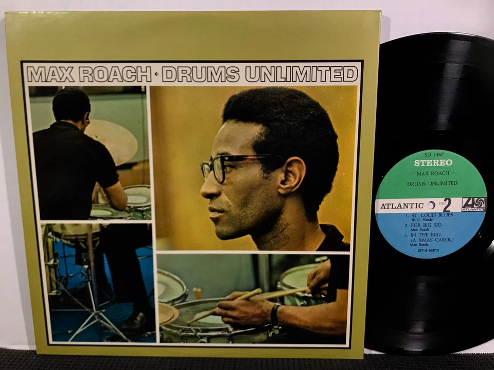 MAX ROACH Drums Unlimited LP ATLANTIC SD 1467 STEREO 1966 Jazz HUBBARD Foto 2 de 3