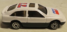 Vintage Team Racer Die-Cast Plastic Car Pepsi 77 White Race Loose 2.5" Used