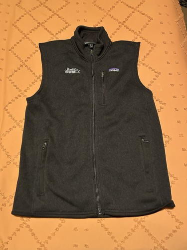 Patagonia Men's Black Full Zip Fleece Vest Size M