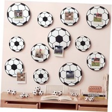 12 Pcs Felt Wall Decor Bulletin Board for Nursery  Boy Room, 3 Size Soccer