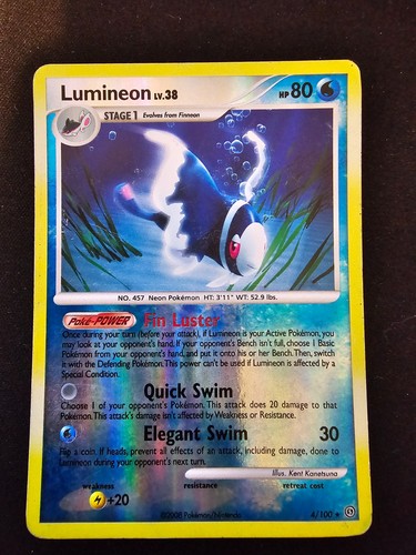 Lumineon 4/100 - Stormfront - Reverse Holo - Pokémon TCG - (HP)